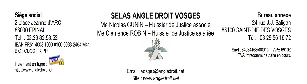 CBHuissiers | ANGLE DROIT VOSGES