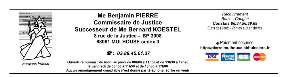 CBHuissiers | PIERRE Benjamin
